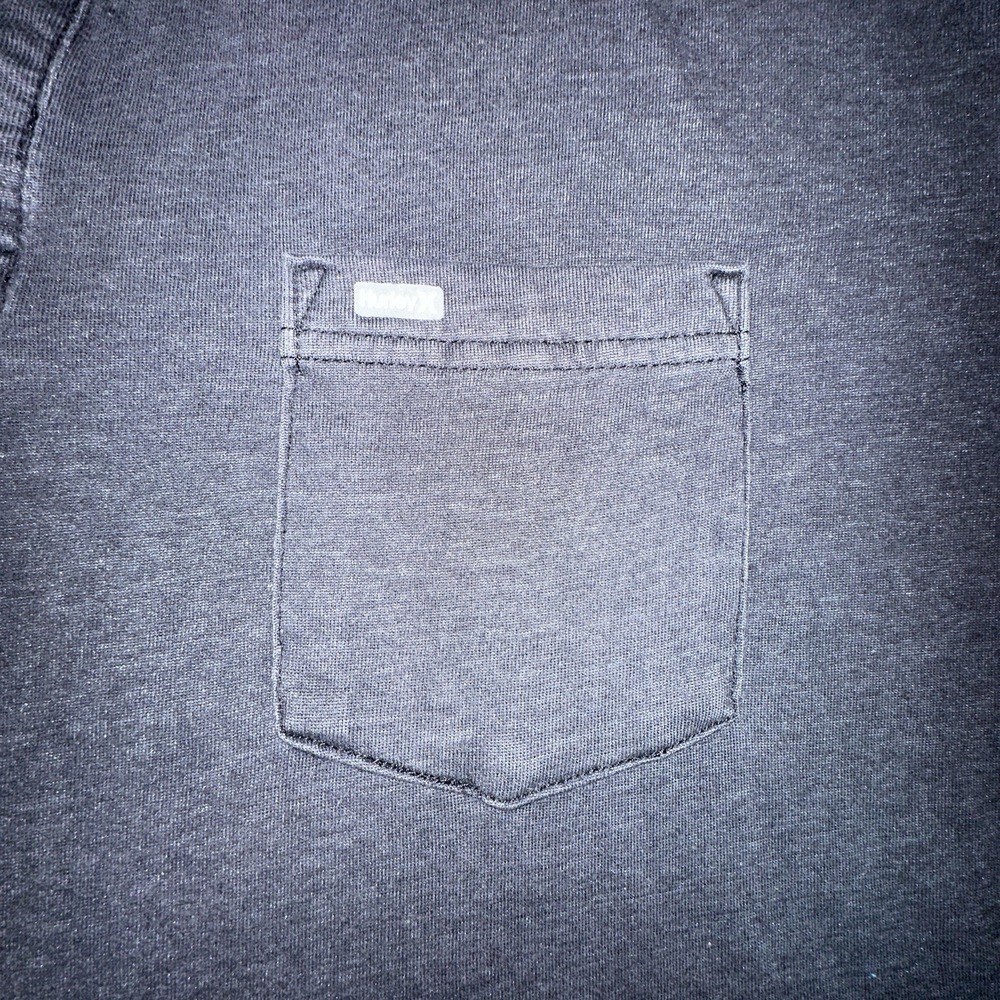 Hurley Nike Dri Fit Gray Short Sleeve Collared Polo Shirt men's‎ size XL - Picture 6 of 8
